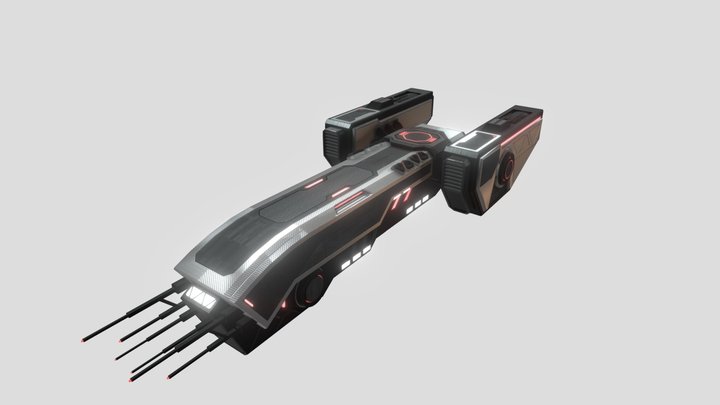 "Silverfish" Argus Assault Frigate skin 3D Model