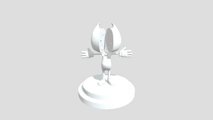 Concept Bendy Statue 3d print 3D Model