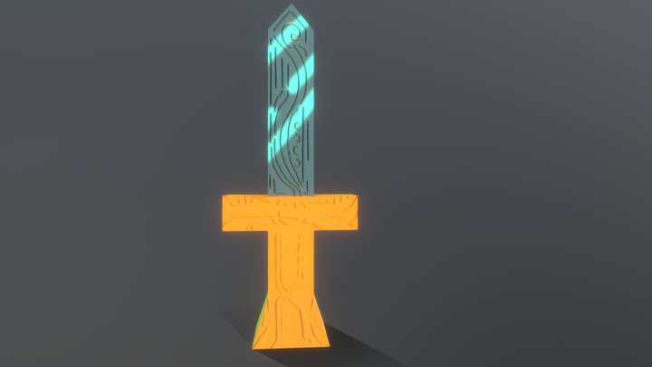 Arte de la Guerra: Una Espada en 3D 3D Model