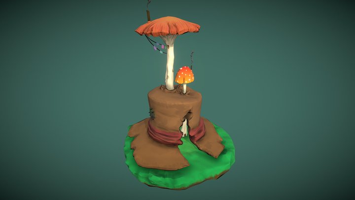 Shroomhat 3D Model