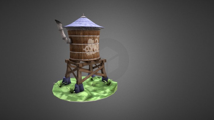 Cuve Comic 3D Model
