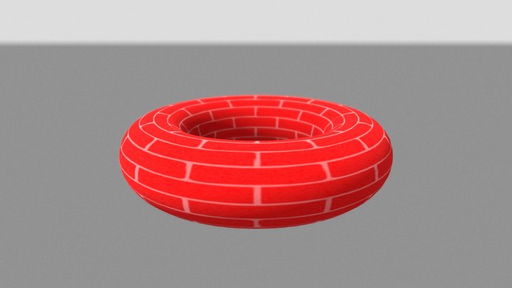 donut 2 3D Model