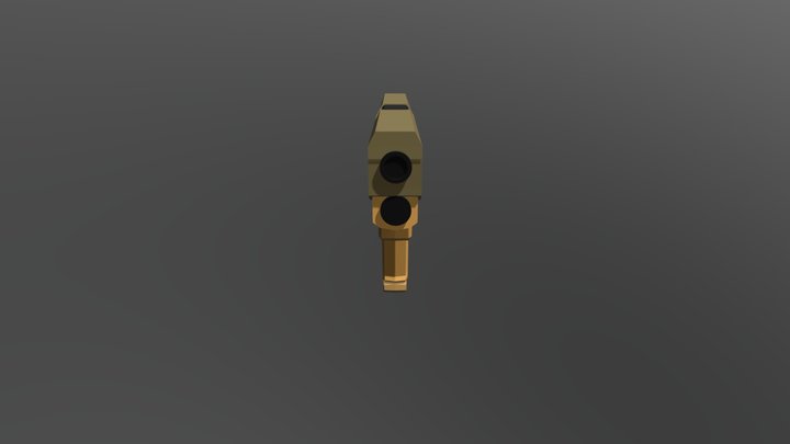 USP.45 Desert Style 3D Model