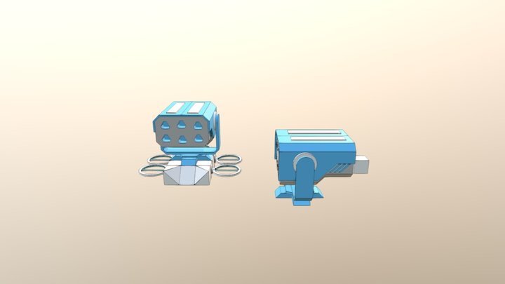 Robocraft Basic Cubes 3D Model