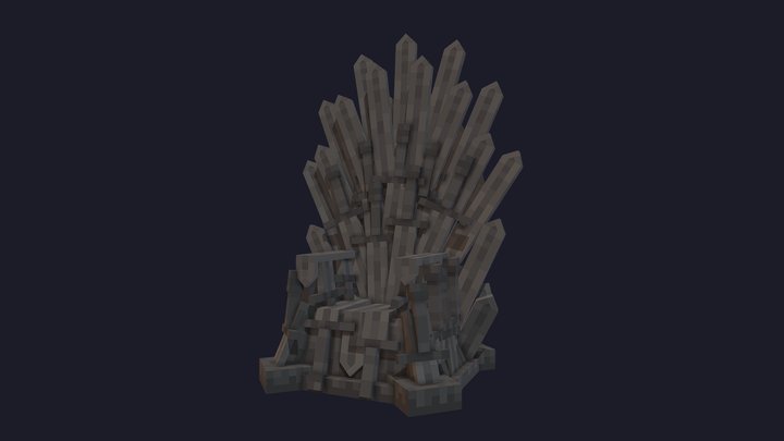 The Iron Throne 3D Model