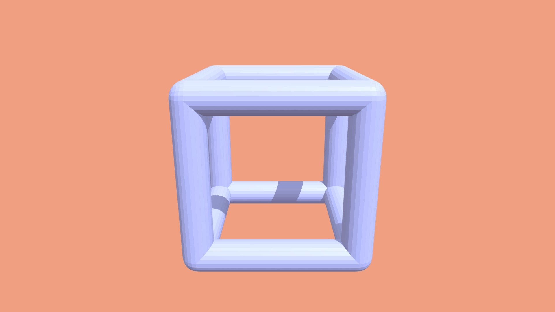 3d cube photo frame