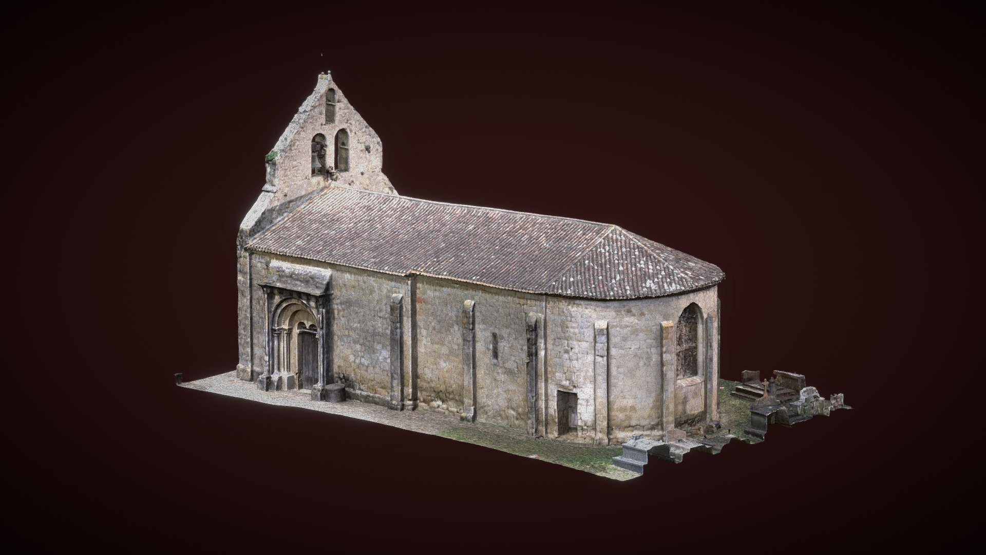 eglise_sainte_colombe — Sketchfab embed 3D viewer