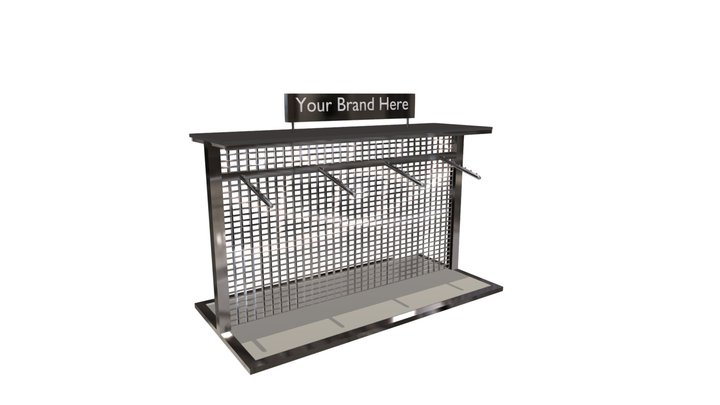 Stylish 3D T-Shirt Stand 3D Model