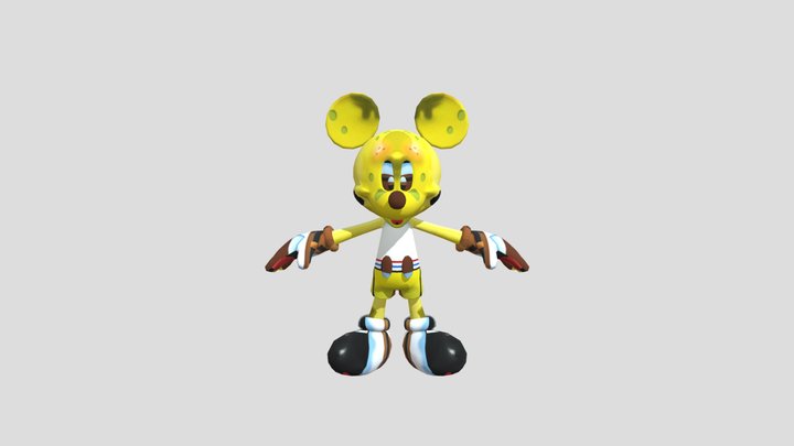 mickey-mouse-fbx 3D Model
