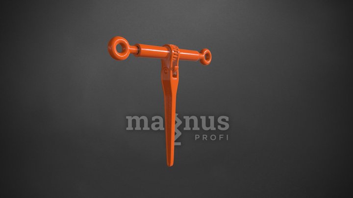 Талреп с трещеткой "Кольцо-кольцо" 3D Model