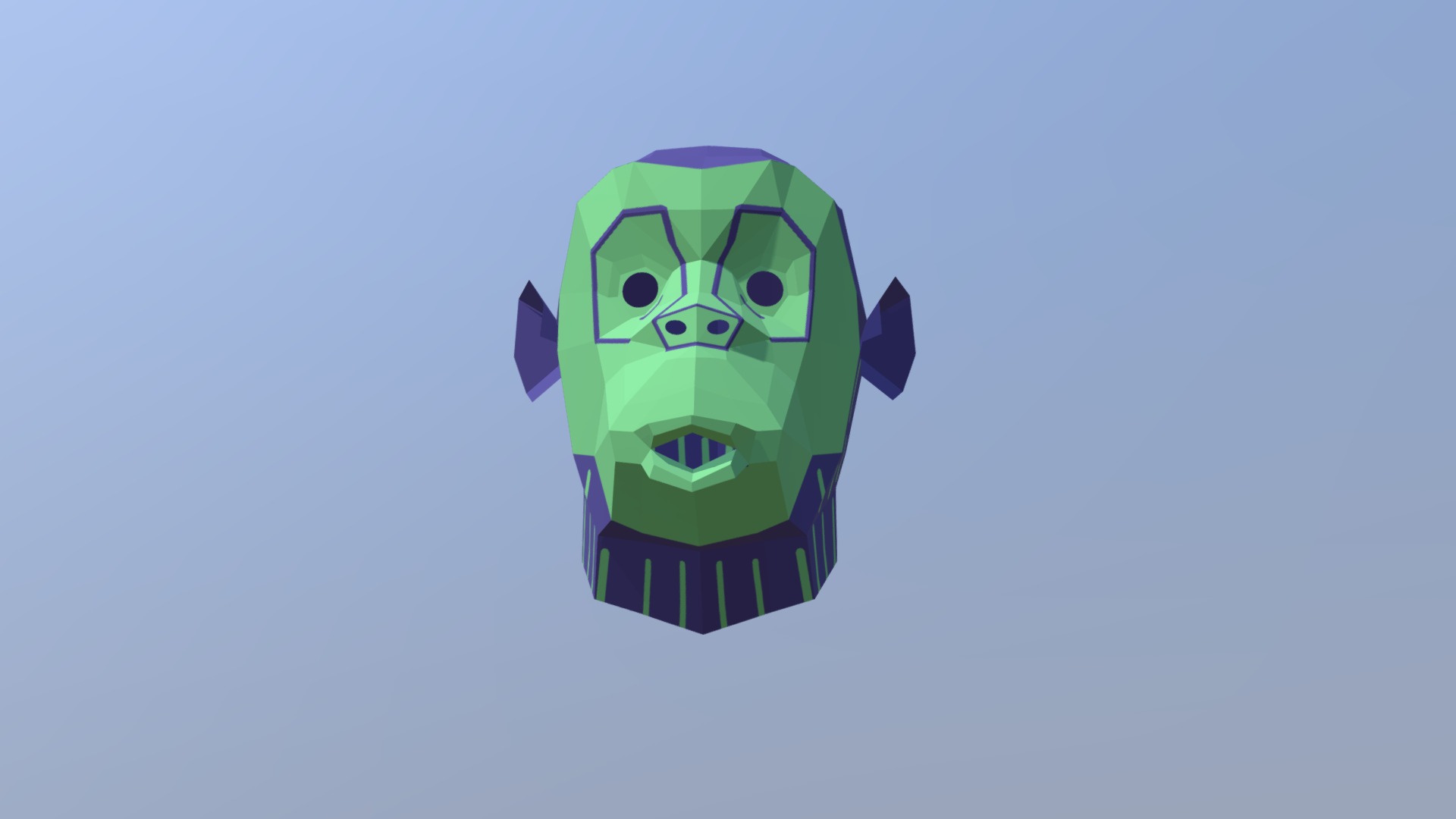Chimp - 3D model by paperhen [54b3213] - Sketchfab