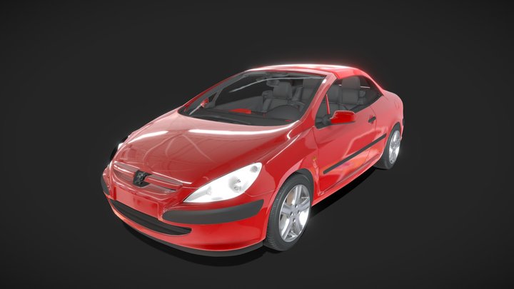 Peugeot 307CC 3D Model