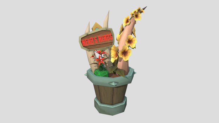HearthSign - Orc Herbalist 3D Model