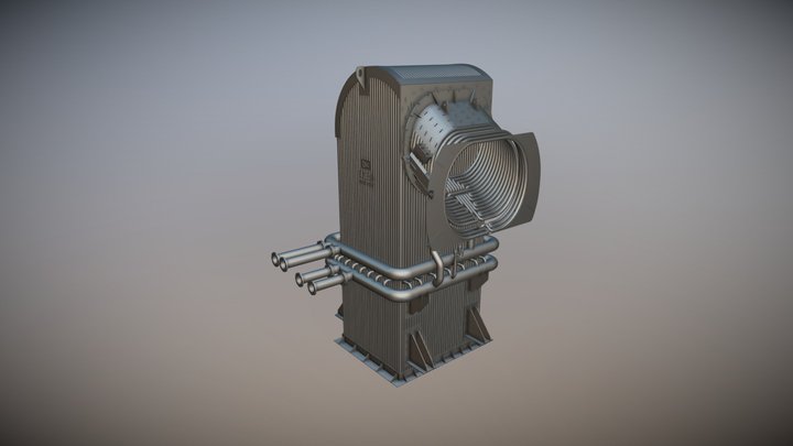 Duct D4 -Assembly- 3D Model
