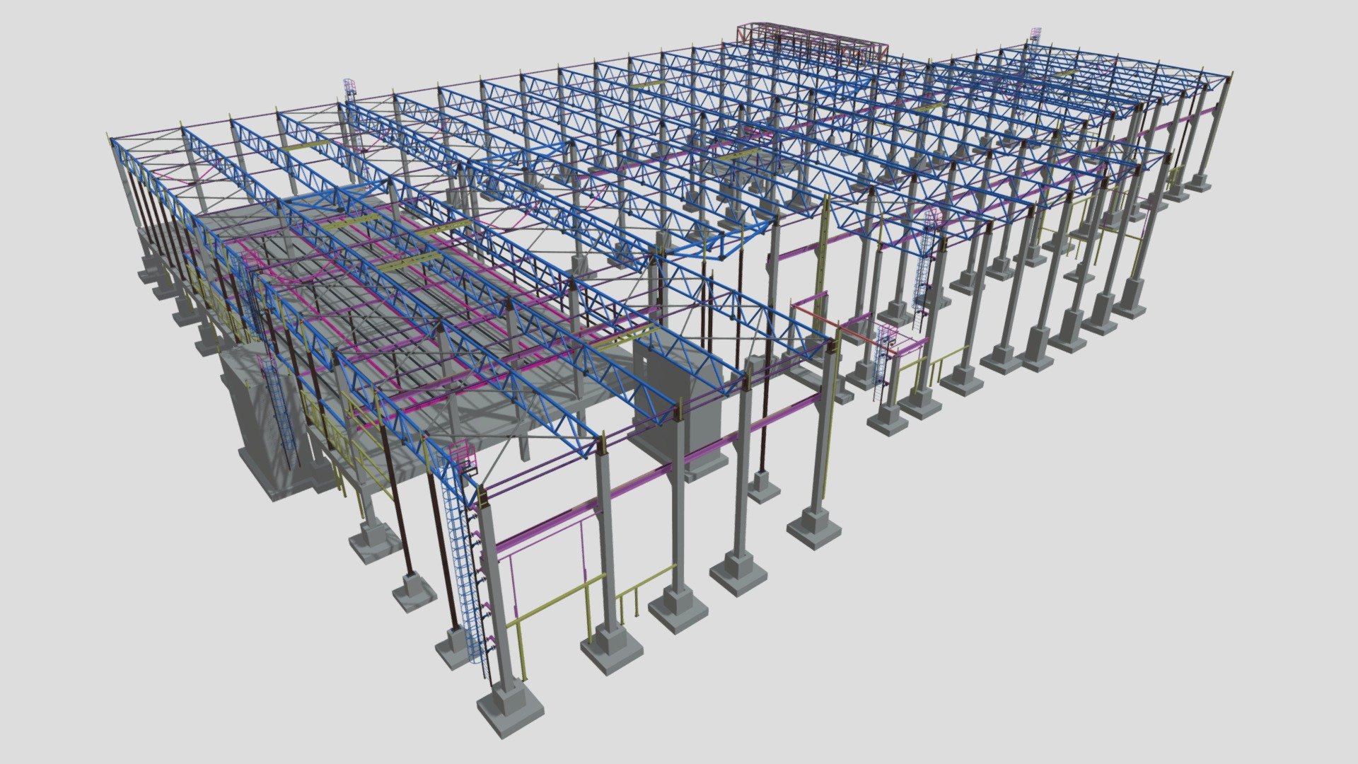 Production of gas silicate blocks - Download Free 3D model by ...