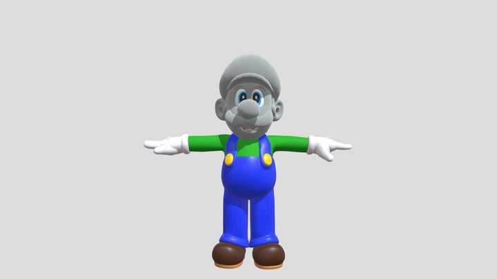 Luigi V2 3D Model