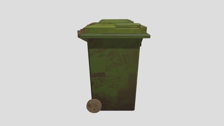 Conatiner Assignment Wheelie Bin 3D Model