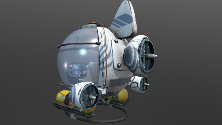 submarine 3D Model