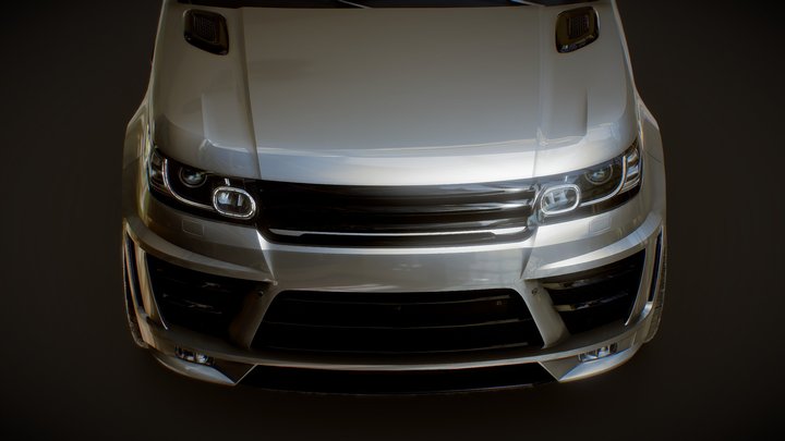 2016 Custom Land Rover Range Rover Sport 3D Model