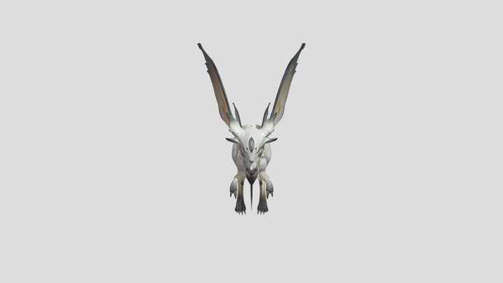 Bee Moth 3D Model