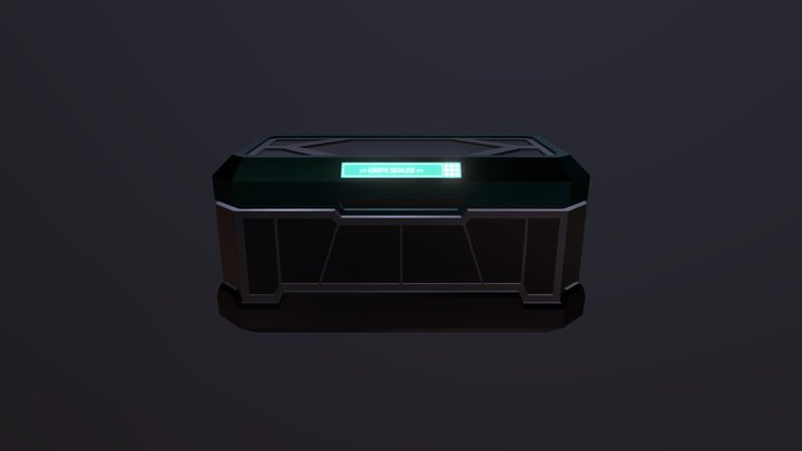 Sci-Fi Container 3D Model