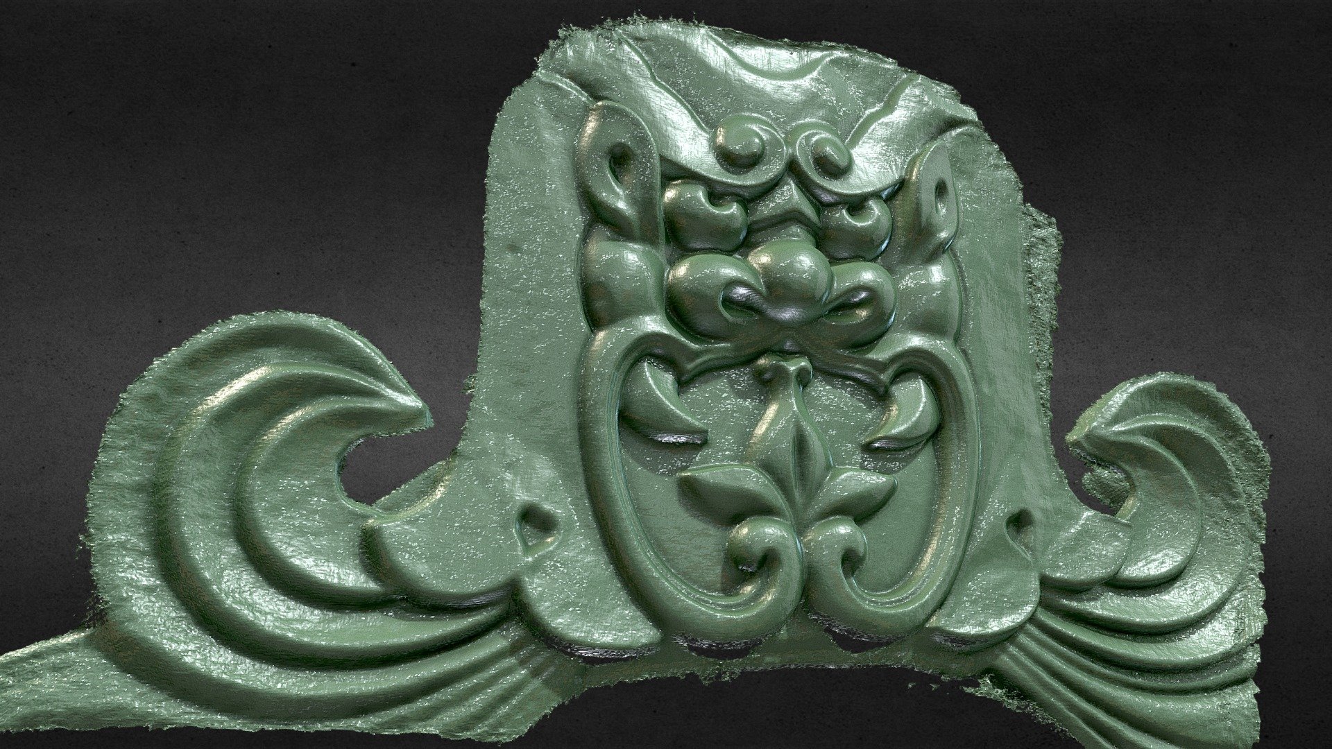 Gargoyle copper plate scans with iPhone12 Pro