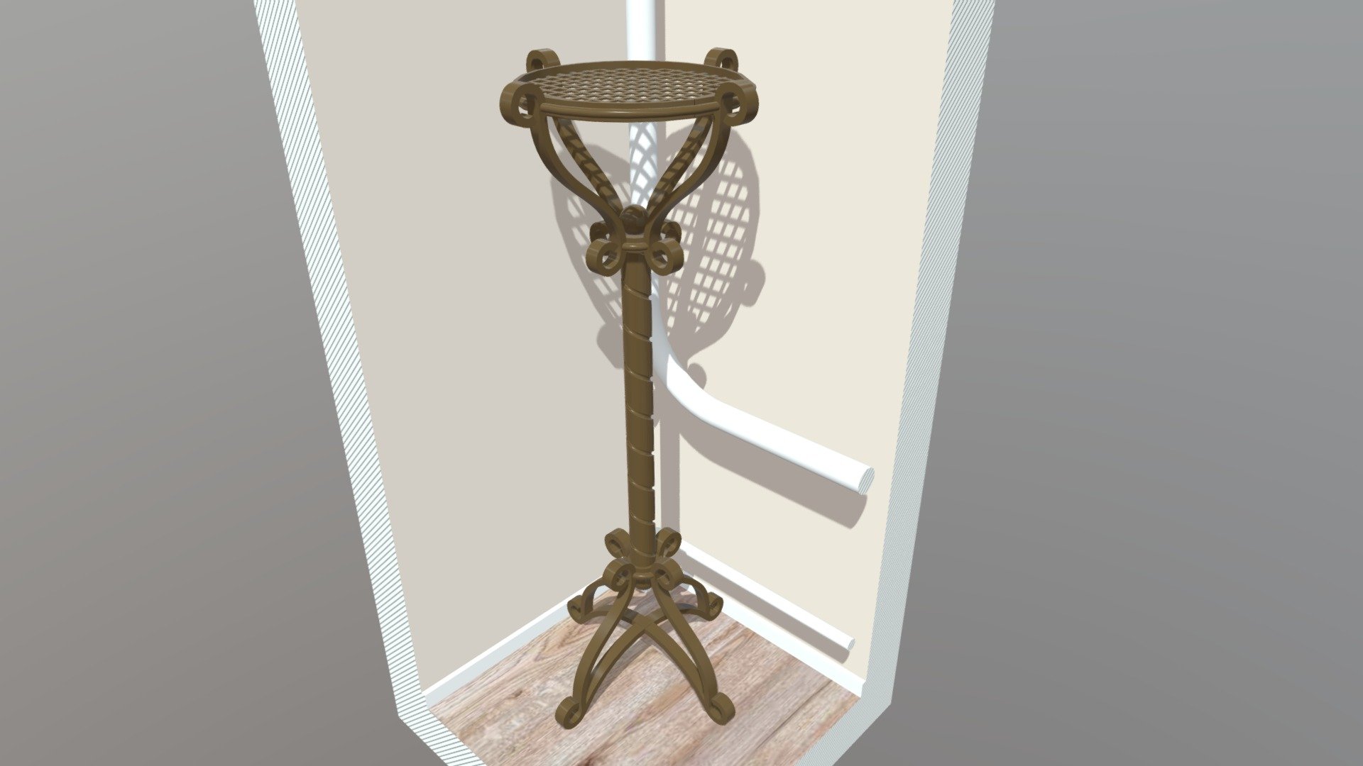 Мебель ковка | Подставка под клетку | 467 - 3D model by olegpautov ...