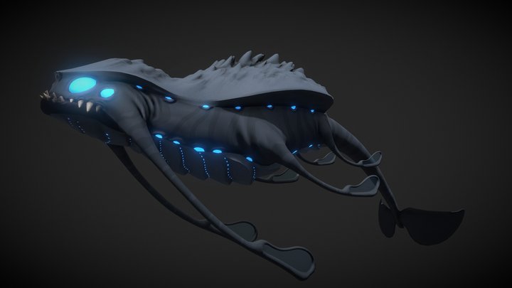 Leviathan Creature 3D Model