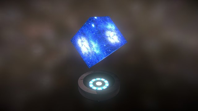 Space Cube 3D Model