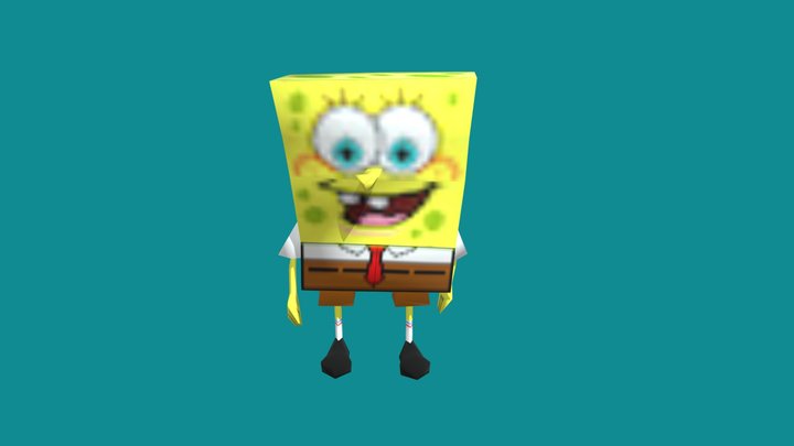 spongebob supersponge early model rig 3D Model