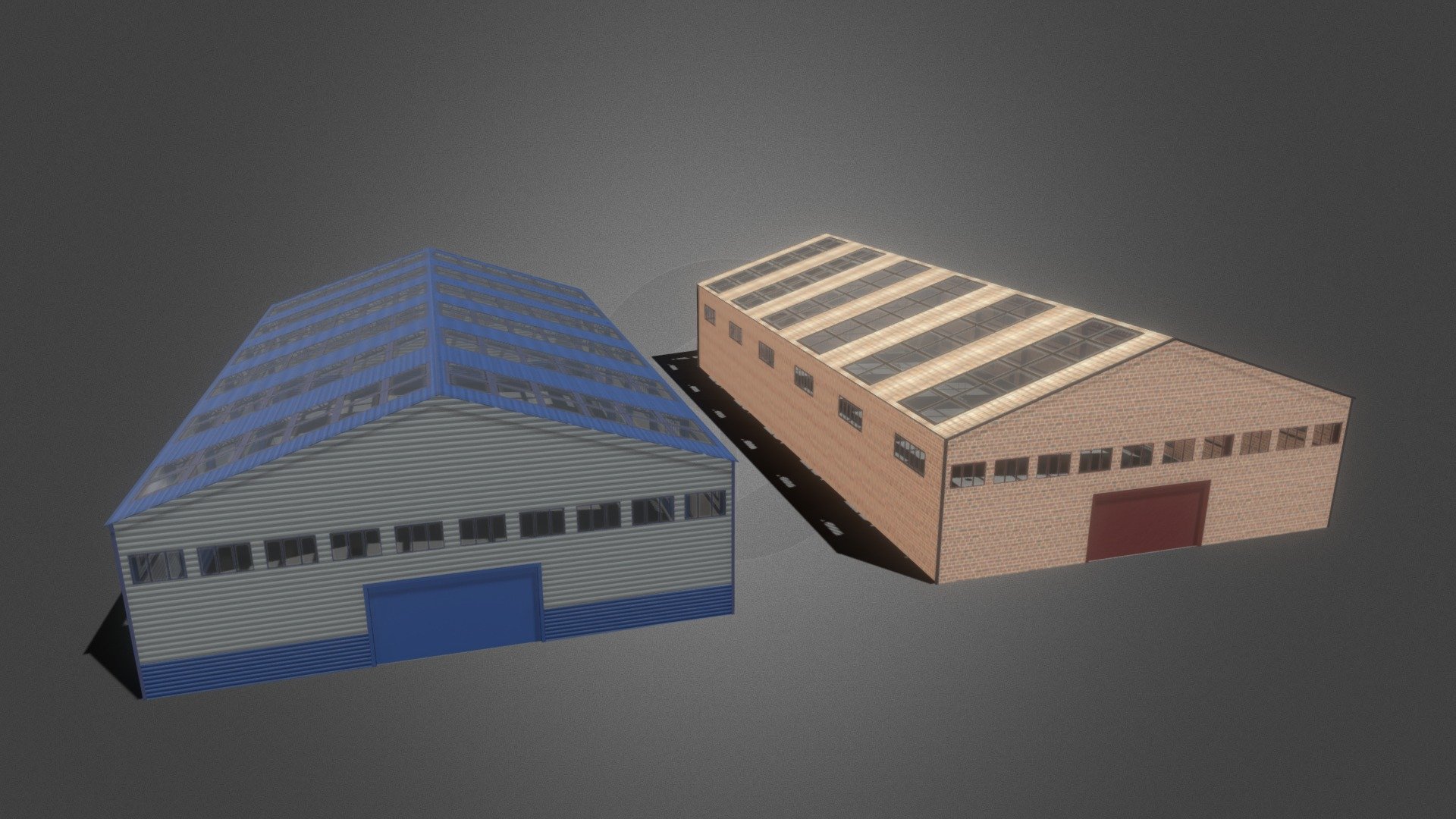 Game Ready Warehouses - 3D model by R1CH4RD [54ba348] - Sketchfab