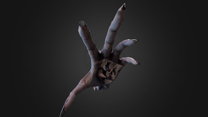 Hand Monster 3D Model