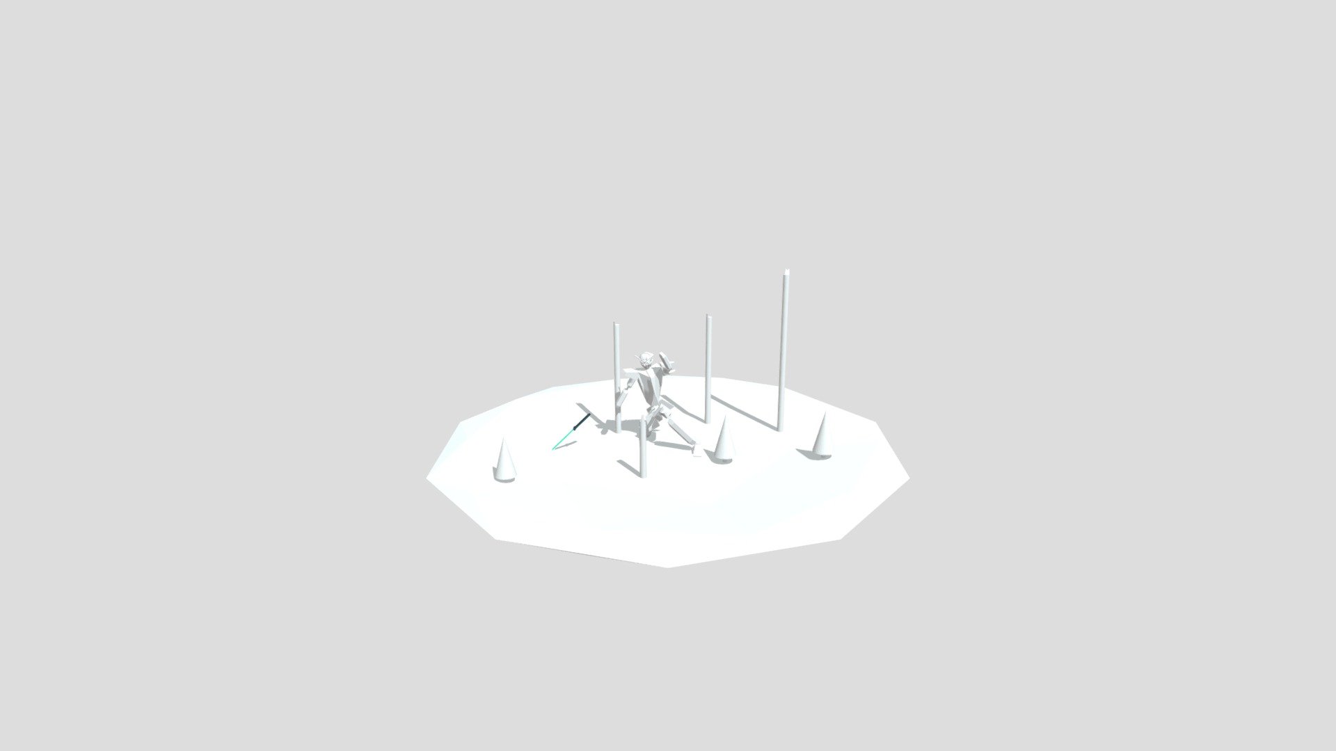 Very very simple mockup of diorama.