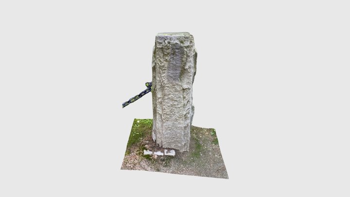 Pillar stone (iPad pro scan) 3D Model
