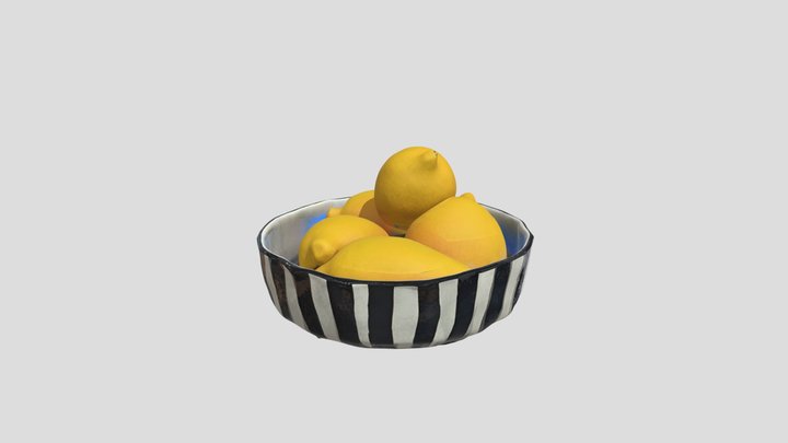 Contemporary Kitchen Decor: Lemon Bowl Prop