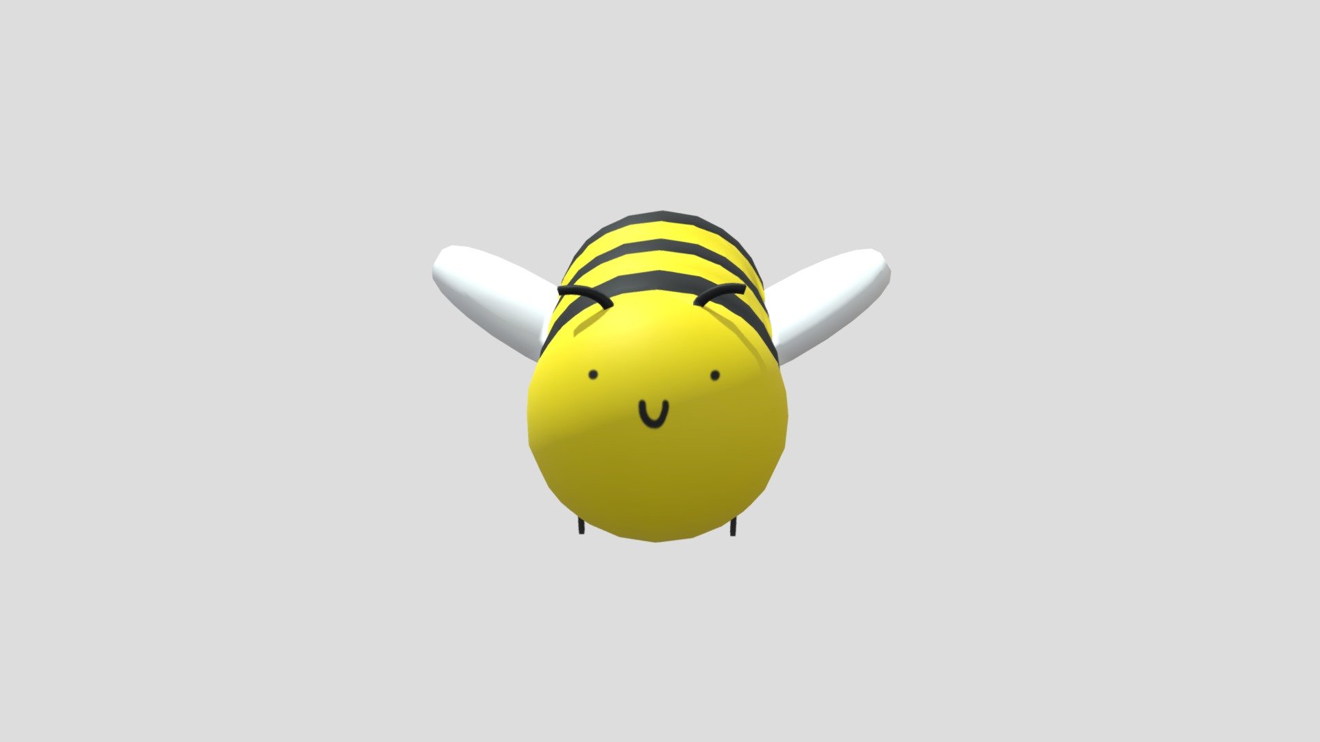 Groovy Bee - Download Free 3D model by Geldi (@srihartatidaha) [54bd435 ...