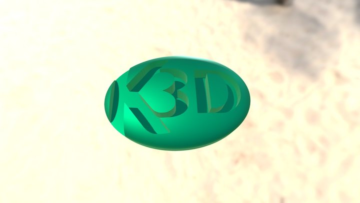 Logo K3D 3D Model