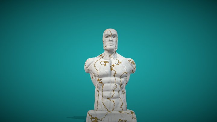 Marble Sculpture: Mid_poly 3D Model