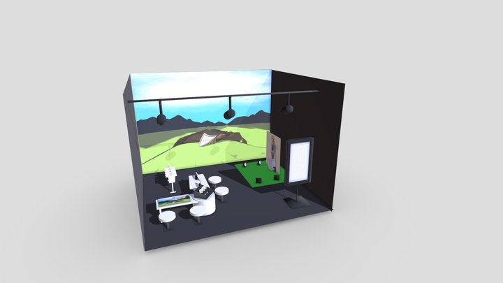 Virtual booth - Masuku Production 3D Model