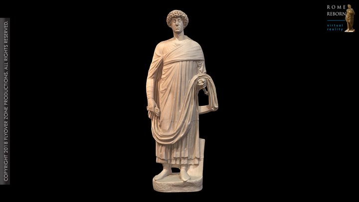 3D rendering of Flavius Palmatus