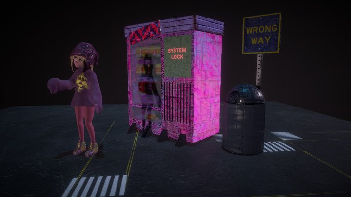 Wrong way 3D Model