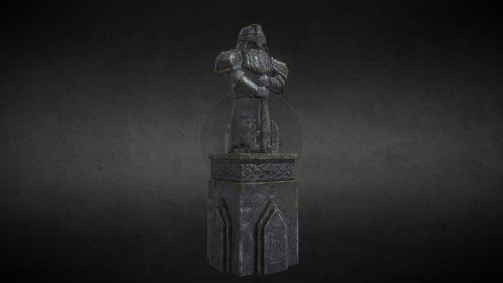 Dwarf's Statue 3D Model