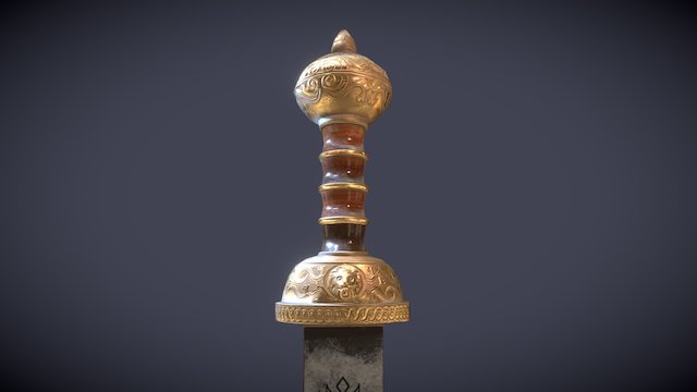 Roman Sword 3D Model