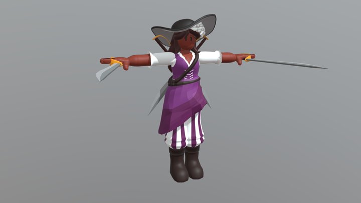 Stylized Calypso – Kostenloses 3D-Modell STL