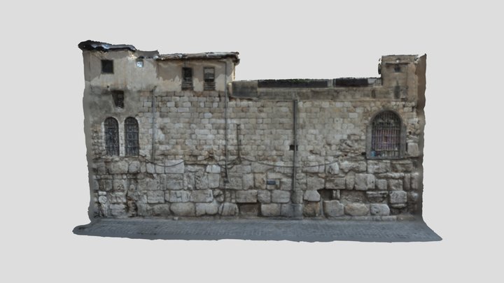 damascus wall 3D Model