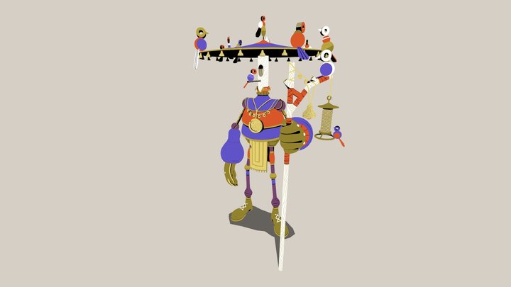 Fantasy Character 3D Model