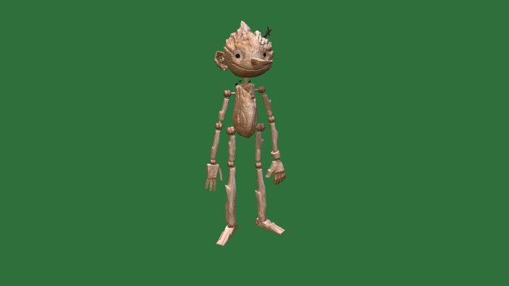 Pinocchio 3D - Guillermo del Toro 3D Model