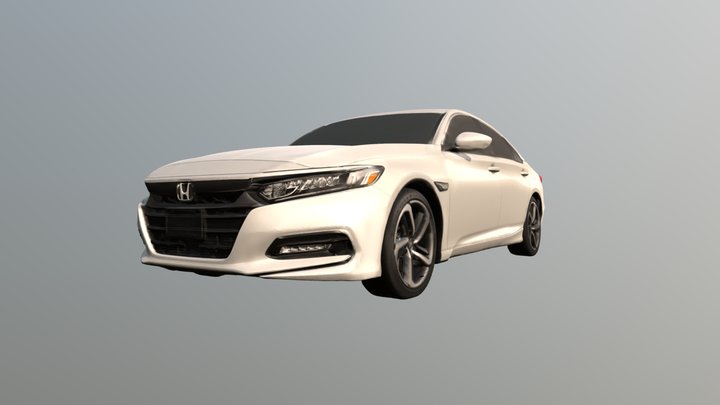 2018 Honda Accord 3D Model