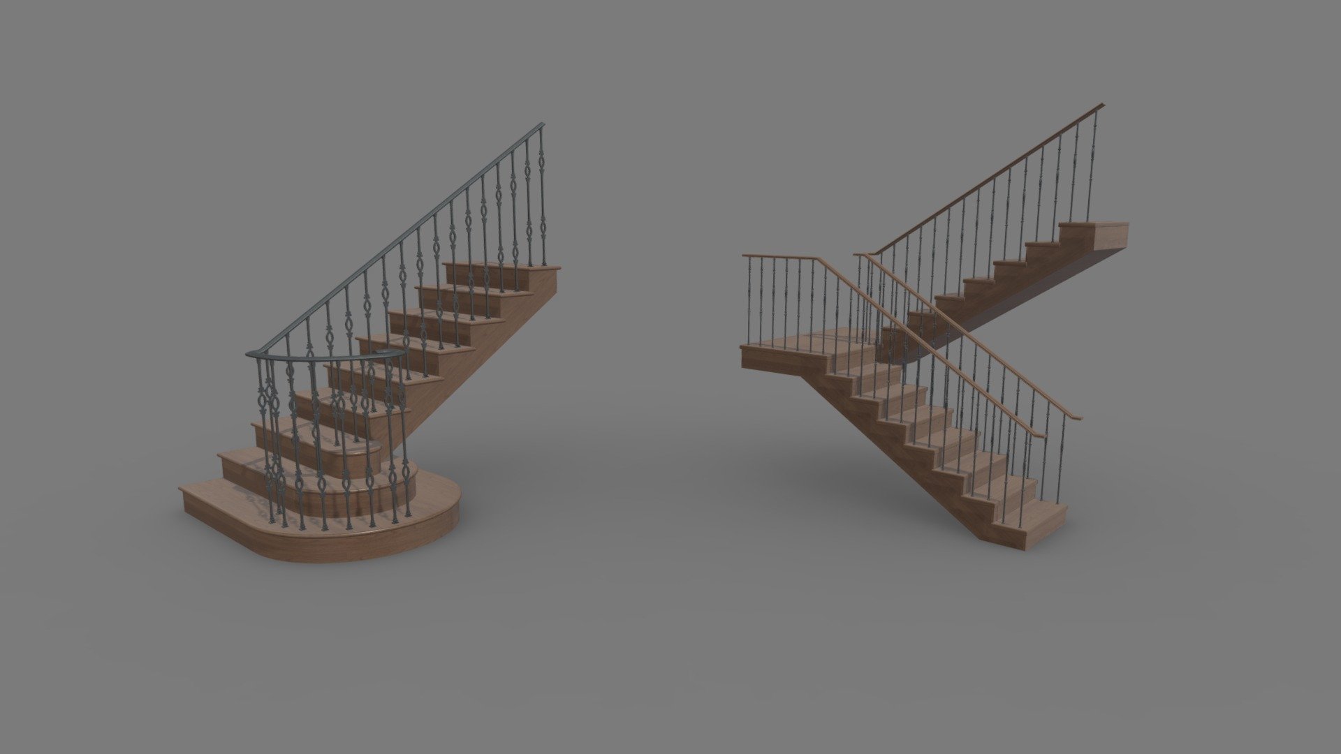 staircase - Buy Royalty Free 3D model by xinige [54c2ecc] - Sketchfab Store