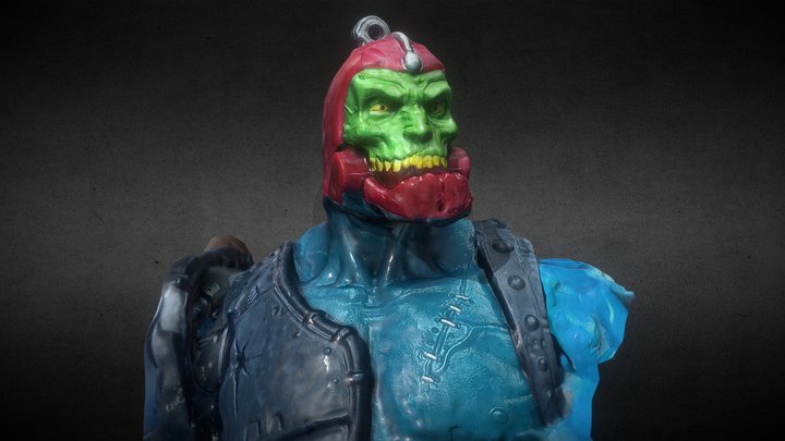 Trap Jaw Toy Bust Hires 3D Model